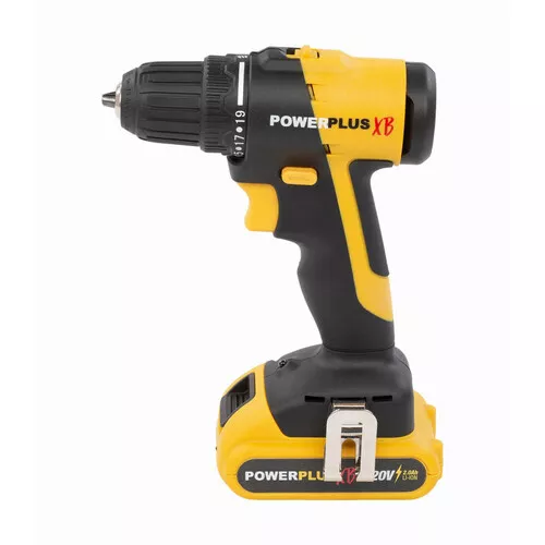 Sada Aku vrtačky a multifunkční brusky 20V bat.4,0Ah Powerplus POWXBBOX10