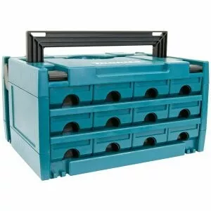 Makita P-84327 Makpac s přihrádkami - 3 řady po čtyřech přihrádkách STOP