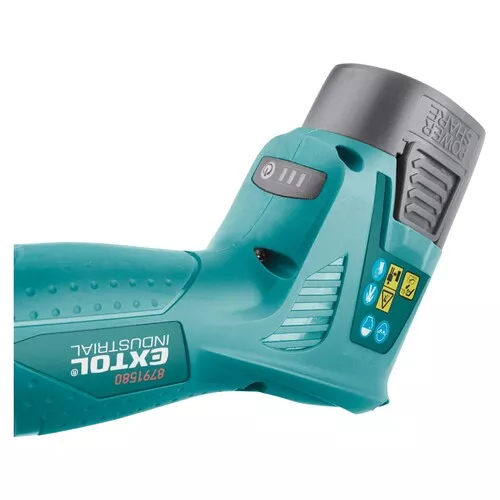 Nůžky zahradní aku, 16v li-ion, 2x2000mah EXTOL INDUSTRIAL 8791580