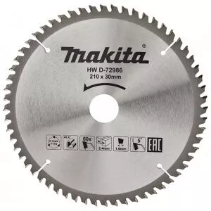 Makita D-72986 kotouč pilový hliník TCT 210x2.4x30mm 60Z STOP
