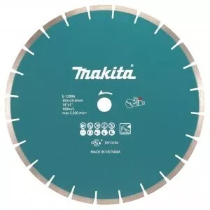 Makita E-12996 kotouč řezný diamantový beton 355x2.8x25.4mm pro aku stroje=newE-23226