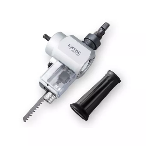 Nástavec na vrtačku 2funkční, k stříhání plechu/řezání dřeva EXTOL PREMIUM 8813654