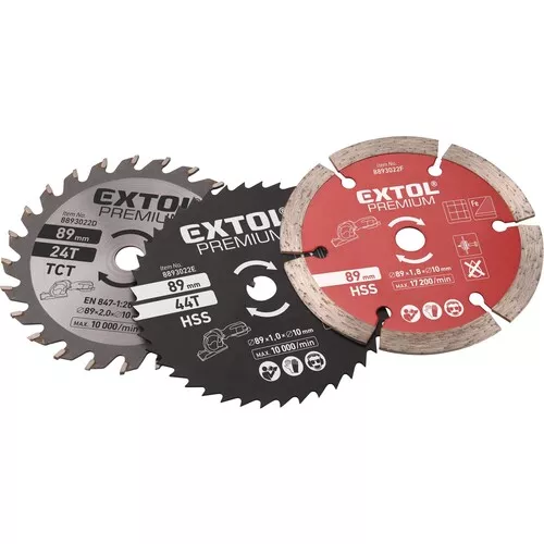 Pila kotoučová/řezačka s laserem, zanořovací, 89mm, 705w EXTOL PREMIUM 8893023