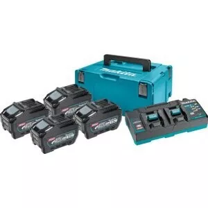 Makita 191U42-2 sada Li-ion XGT 40V 4xBL4050F+DC40RB+Makpac=new PSKGPT4J