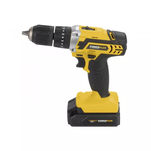Aku příklepový šroubovák / vrtačka 20V LI-ION 2BAT  plus  53ks přísl. Powerplus POWX00840
