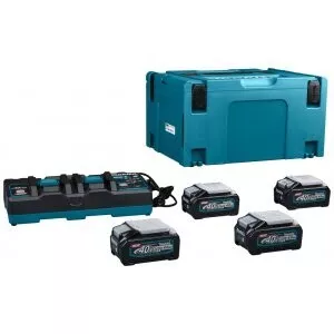 Makita 191U28-6 sada Li-ion XGT 40V 4xBL4040+DC40RB+Makpac STOP