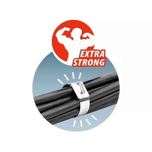 Kleště manipulační na nerez. stahovací pásky, do max. šíře pásku 12mm EXTOL PREMIUM 8856201