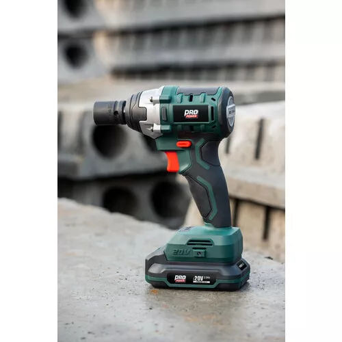 Aku rázový utahovák 1/2" 300Nm 20V (bez AKU) Powerplus POWPB10600