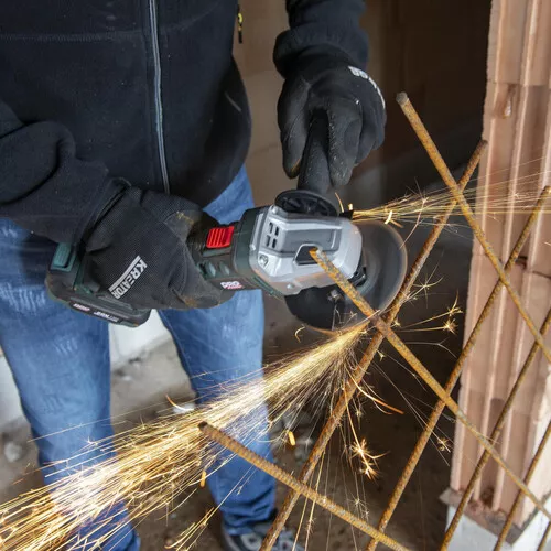 Aku úhlová bruska 20V 125mm bezuhlíková (bez AKU) Powerplus POWPB20200