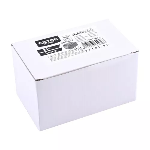 Baterie akumulátorová share20v, 8000mah EXTOL ENERGY 8891886