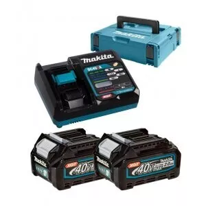 Makita 191V07-0 sada Li-ion XGT 40V 2xBL4020+DC40RA+Makpac