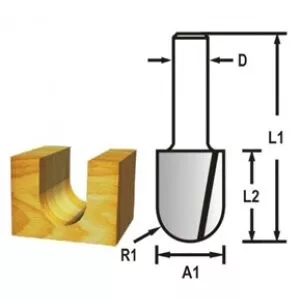 Makita D-47852 Žlábkovací fréza stopka 8 mm,12,7x19x51 mm=newD-68149