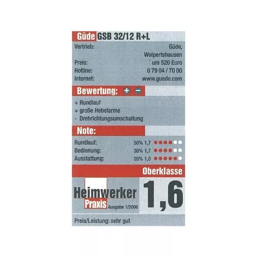 SLOUPOVÁ VRTAČKA GSB 32 Güde 55435