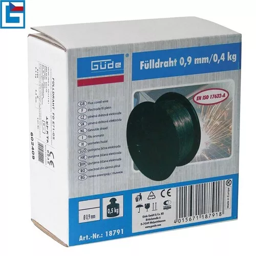 DRÁT SVÁŘ.TRUBIČK. 0,4KG/0,9MM Güde 18791