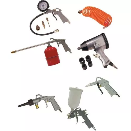 Kompresor 400/10/50 DG, 15dílná sada Güde 71170