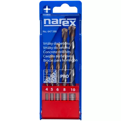 Narex 5-SET BETON - Sada vrtáků do betonu 