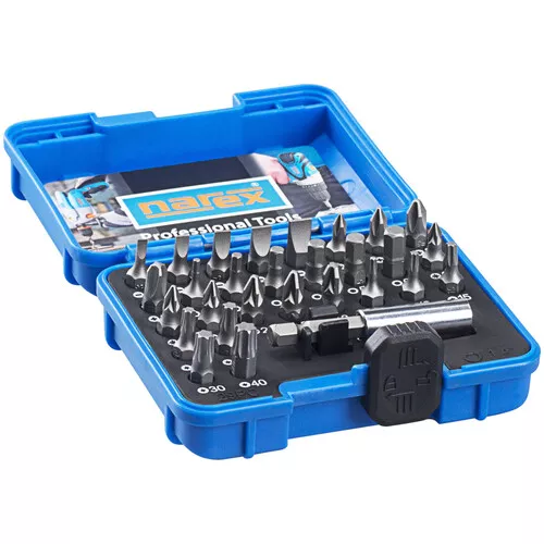 29dílná sada šroubovacích bitů Industrial-CrV 29-Bit Box NAREX