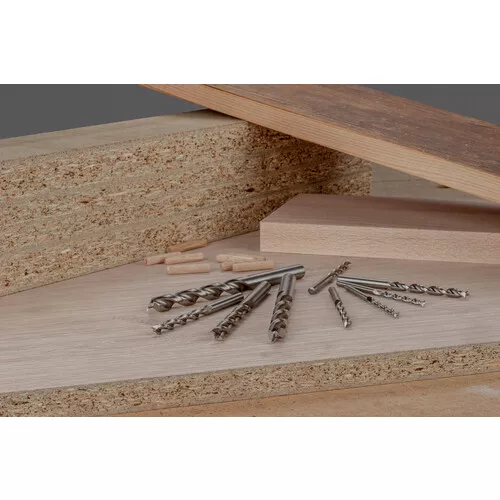 Vrtáky pro rychlé a přesné vrtání do každého druhu dřeva 5-SET HSS-G WSP NAREX