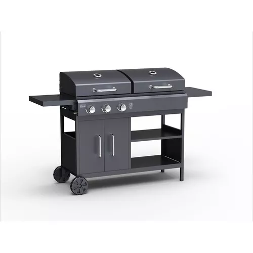 Activa Combo III hybridní gril Activa na plyn i dřevěné uhlí