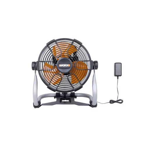 Worx orange WX095 - Aku ventilátor 20V, 242mm, 1x2.0Ah - Powershare