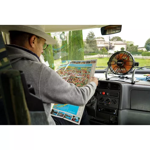 Worx orange WX095 - Aku ventilátor 20V, 242mm, 1x2.0Ah - Powershare