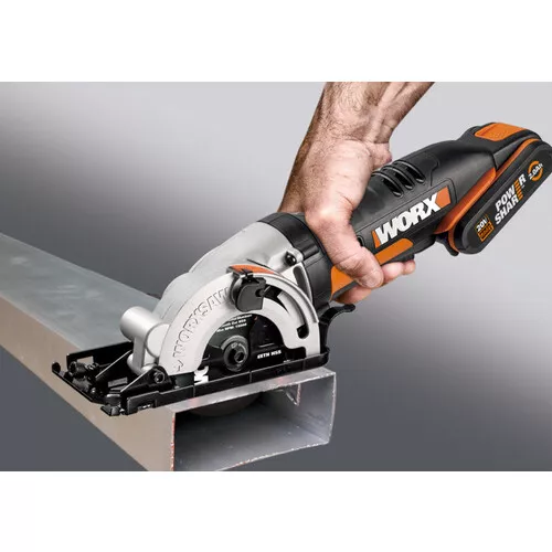 Worx orange WX527 - Aku kompaktní ponorná pila 20V, 85mm, 1x2.0Ah - Powershare