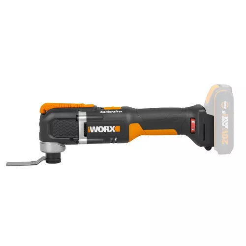 Worx orange WX696.9 - Aku multifunkční obrážečka 20V, Sonicrafter - bez akumulátoru - Powershare
