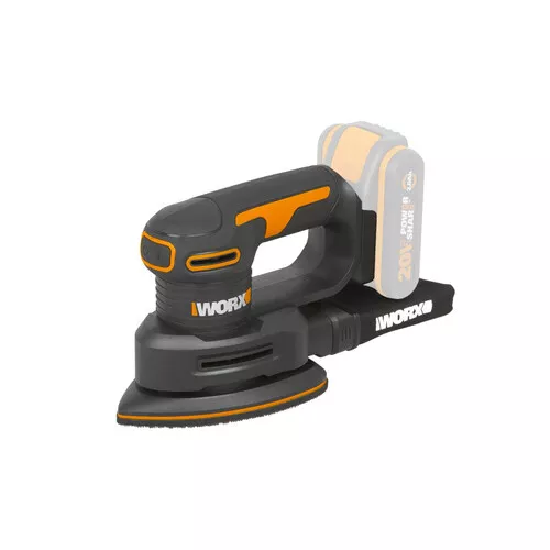Worx orange WX822.9 - Aku vibrační bruska 20V - bez akumulátoru - Powershare