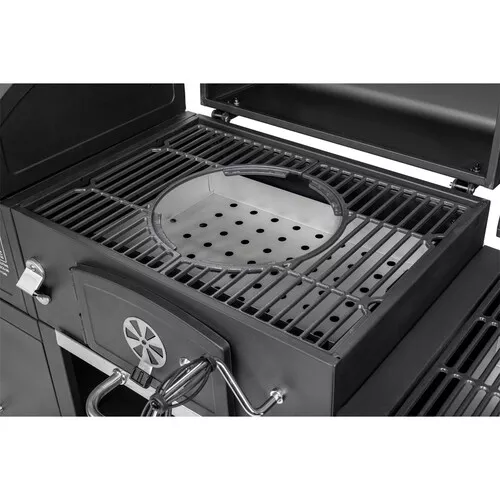 Activa Combo hybridní gril na plyn i dřevěné uhlí s bočním vařičem