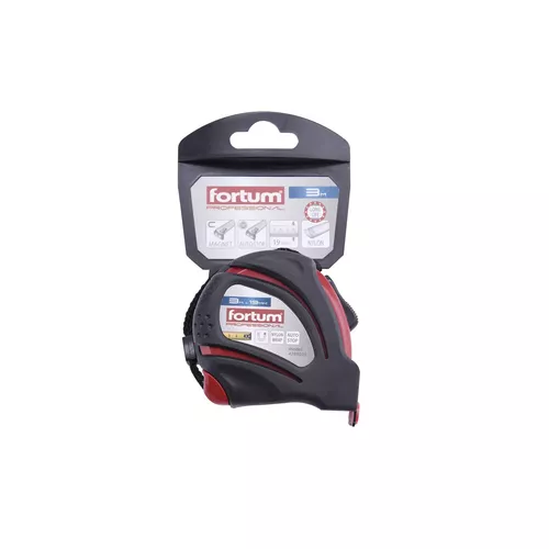 Metr svinovací, 3m, š. pásku 19mm FORTUM 4780203