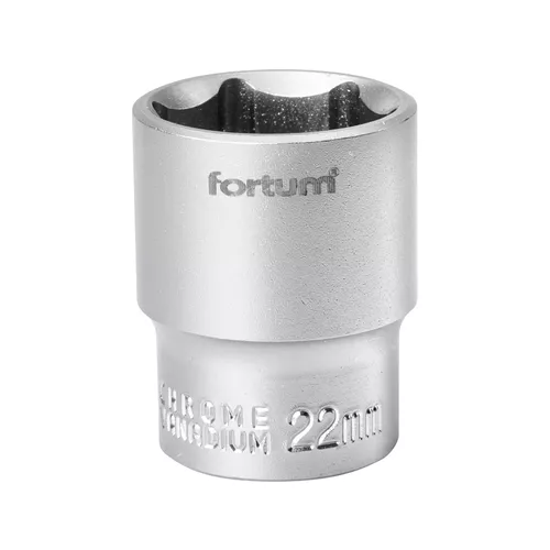 Hlavice nástrčná 1/2", 22mm, l 38mm FORTUM 4700422