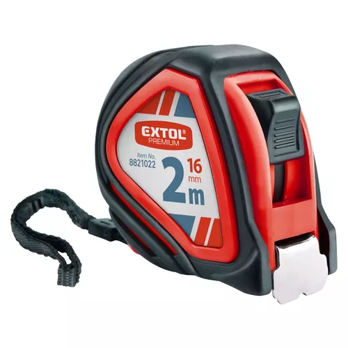 Metr svinovací, 2m, š. pásku 16mm EXTOL PREMIUM 8821022