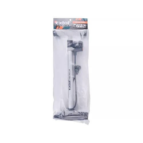 Pumpa na kolo s manometrem a upouštěcím ventilem, 120psi/8bar EXTOL PREMIUM 8864200
