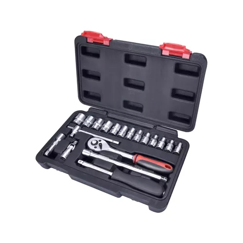 Hlavice nástrčné, sada 19ks, 1/4", crv EXTOL PREMIUM 8818309