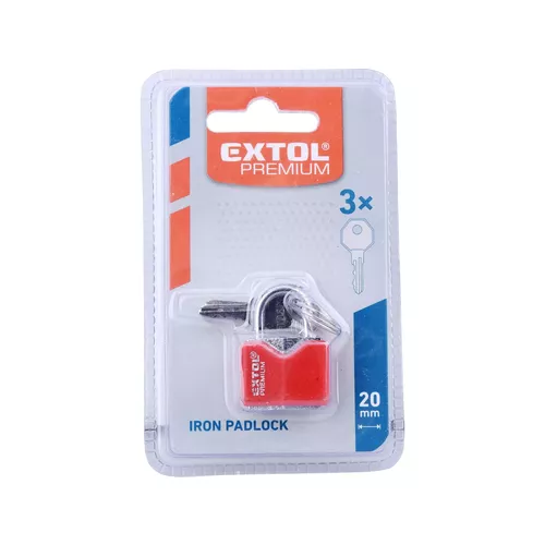 Zámek visací kovový, 20mm EXTOL PREMIUM 8857462