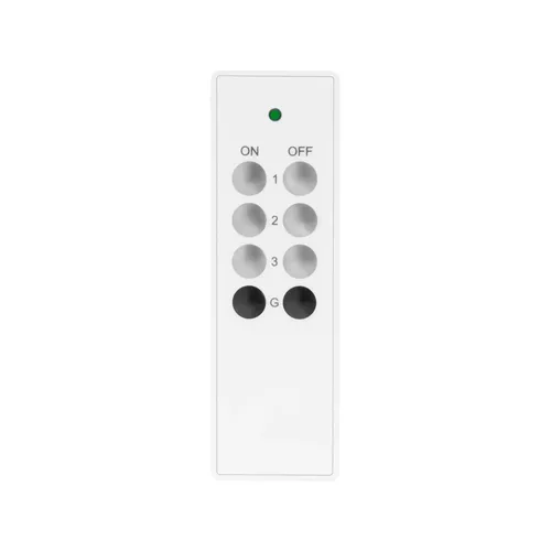 Ovladač, 3+1, 3 jednotlivé/skupinové kanály, 1 společný kanál, dosah 30m EXTOL LIGHT 43820
