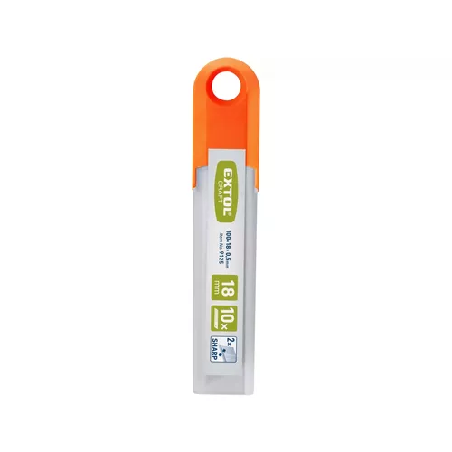 Břity ulamovací do nože, 18mm, 10ks EXTOL CRAFT 9125