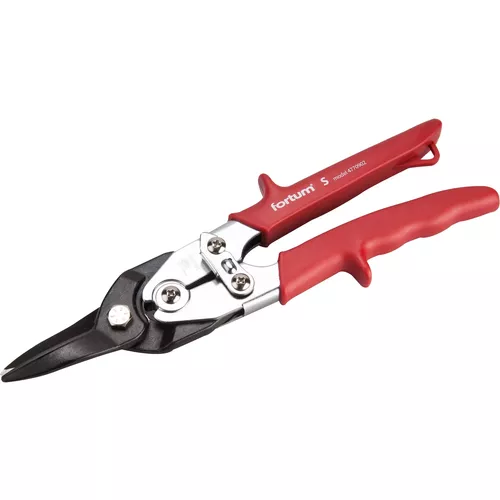 Nůžky na plech převodové, 255mm, rovné, crmov FORTUM 4770902