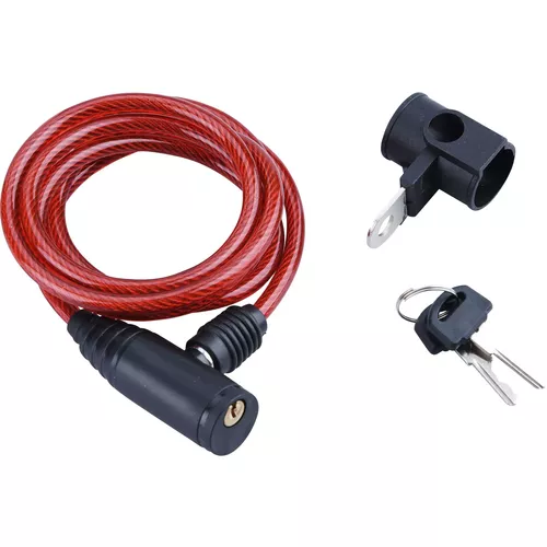 Zámek na kolo - lanko, 6x1500mm EXTOL CRAFT 77750