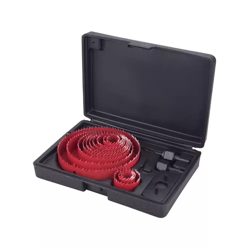 Vrtáky vykružovací korunkové, 13průměrů o 19-127mm EXTOL PREMIUM 8801605