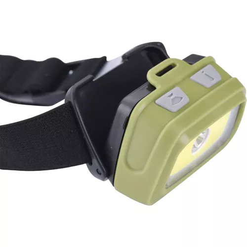 Čelovka 250lm+250lm, 250lm seoul led, 250lm cob led, červené/zelené světlo pro noční vidění EXTOL LIGHT 43108