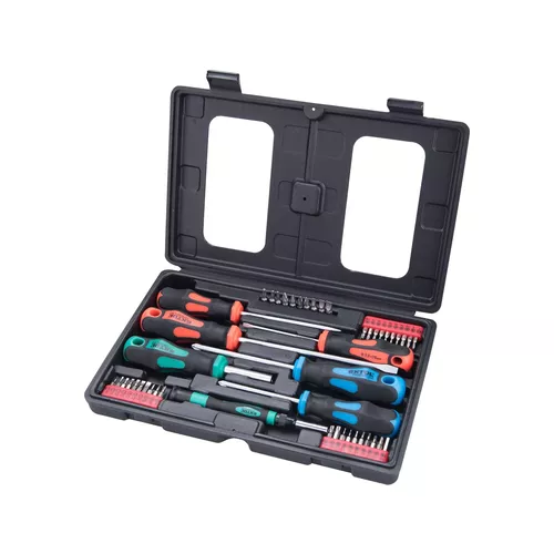 Šroubováky a hroty sada 47ks, 1/4" hroty a 4mm mini hroty, crv EXTOL PREMIUM 8819258