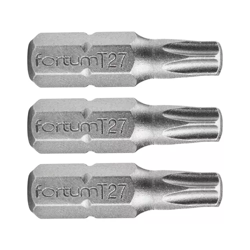 Hrot torx, sada 3ks, t 27x25mm, s2 FORTUM 4741427