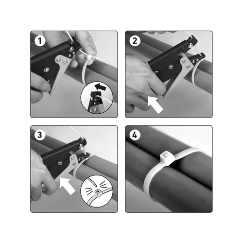 Kleště manipulační na stahovací/kabelové pásky, do max. šíře pásku 10mm EXTOL PREMIUM 8856100