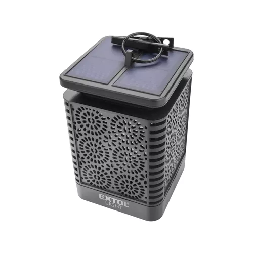 Pochodeň led s plamenem, solární nabíjení, 12x led EXTOL LIGHT 43133