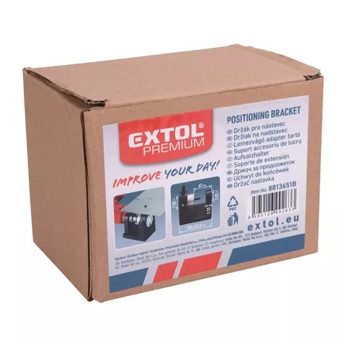 Držák pro nástavec na vrtačku k stříhání plechu EXTOL PREMIUM 8813651B