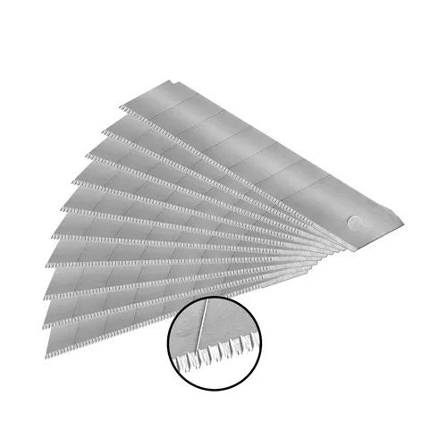 Břity ulamovací se zoubkovým ostřím, 25mm, 10ks, sk5 EXTOL PREMIUM 8855097