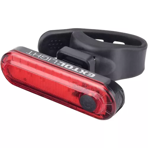Světlo červené na kolo 30lm, usb nabíjení EXTOL LIGHT 43138