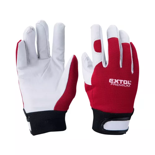 Ii. jakost rukavice kožené, velikost 10" EXTOL PREMIUM 8856657-R