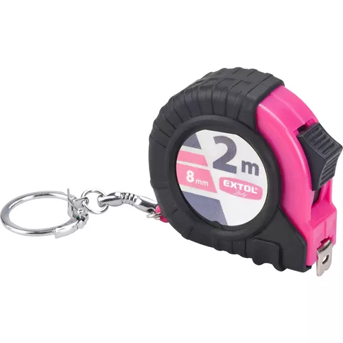 Pošk. etiketa metr svinovací, 2m, š. pásku 8mm EXTOL PREMIUM 3171L-R